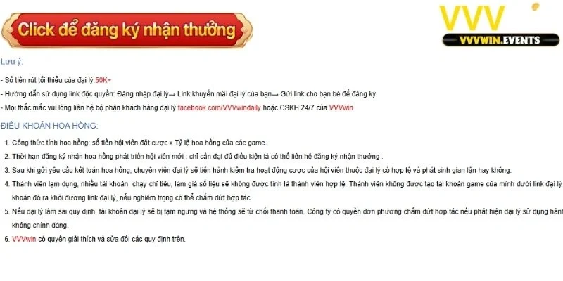 Đại lý VVVwin 3 Đại lý VVVwin